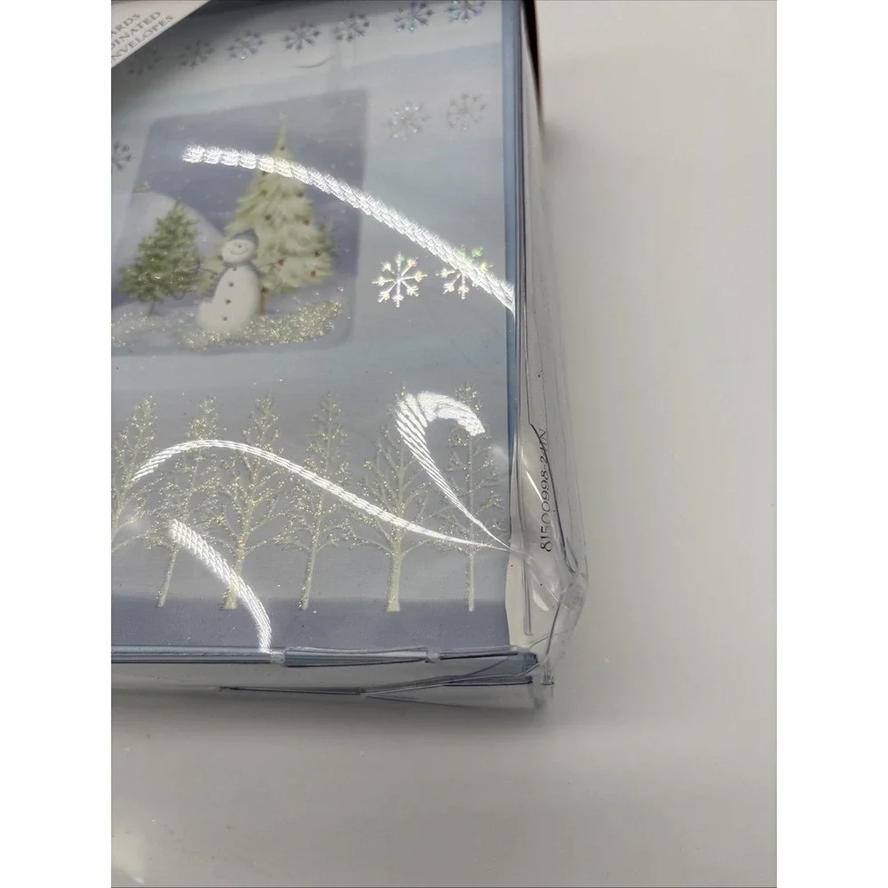 Old Stock 42 Holiday Cards With Envelopes New  42 Snowman Cards made In USA